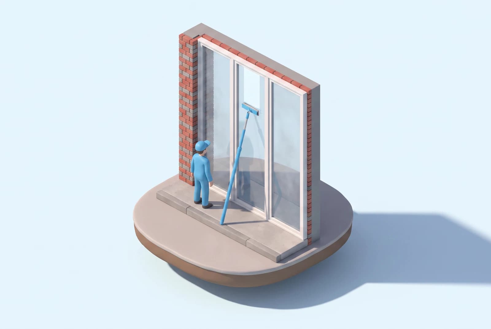 Illustration, Vitres.